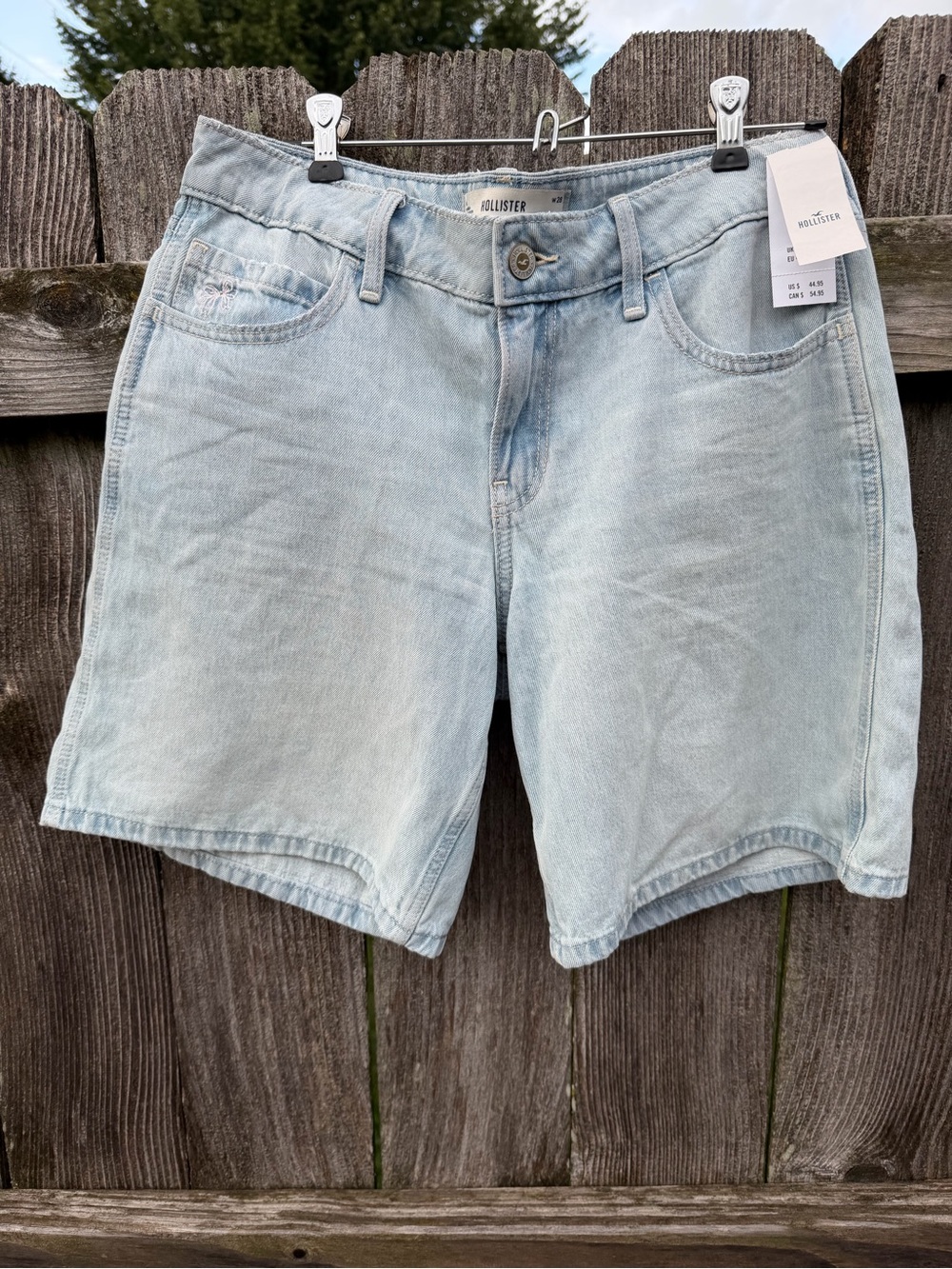 American Eagle Outfitters Light Wash Denim Shorts